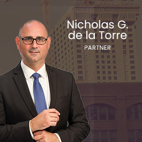 Nicholas G de la Torre - Partner